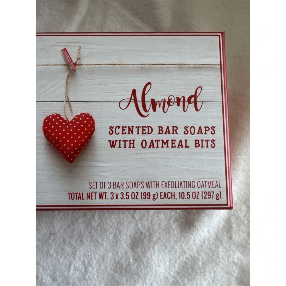 3 Moisturizing All Natural Oatmeal Milk Body Bar Soap Set Rectangular Full Size
